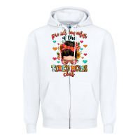 White proud member of the tired moms club Zipper Hoodie - Zillion Design Studio