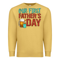 Antique Gold our first father's day Premium Sweatshirt - Artiststas