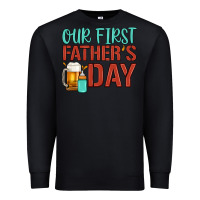 Black our first father's day Premium Sweatshirt - Artiststas
