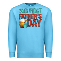 Ocean Blue our first father's day Premium Sweatshirt - Artiststas
