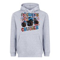 Heather Grey firework crusher Heavyweight Hoodie - Artiststas