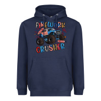 Navy firework crusher Heavyweight Hoodie - Artiststas