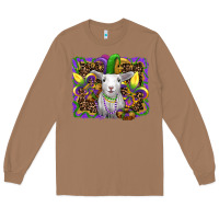 Toasted Coconut mardi gras baby sheep king cake fleur de lis Long Sleeve Tee - RanaPortraitStore
