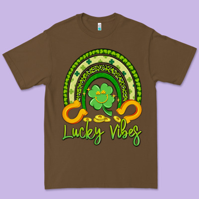 Lucky Vibes Premium Tee Designed By Artiststas