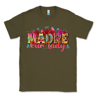 Army Green madre our lady Classic Tee - texasbilliewilder