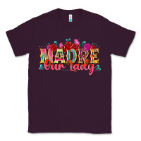 Plum madre our lady Classic Tee - texasbilliewilder