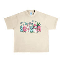 Sandshell tis the season snowman and christmas cake Urban Heavy Tee - MaliasSmallBusiness