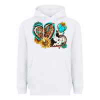White western leopard pride  hearts Heavyweight Hoodie - AdoDesignShop