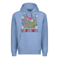 Colony Blue wildflower malias Premium Hoodie - MaliasSmallBusiness