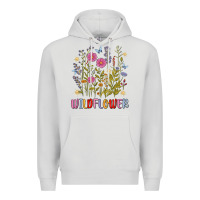 Dove Grey wildflower malias Premium Hoodie - MaliasSmallBusiness