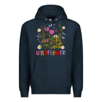 Navy wildflower malias Premium Hoodie - MaliasSmallBusiness