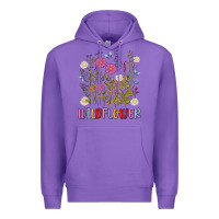 Purple wildflower malias Premium Hoodie - MaliasSmallBusiness
