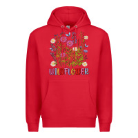 Red wildflower malias Premium Hoodie - MaliasSmallBusiness