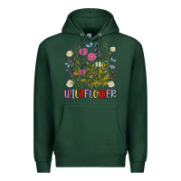 Sports Green wildflower malias Premium Hoodie - MaliasSmallBusiness