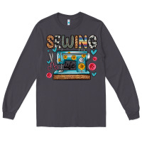 Smoke sewing life Long Sleeve Tee - Zillion Design Studio