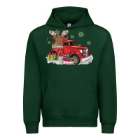 Forest Green christmas truck Urban Hoodie - MaliasSmallBusiness
