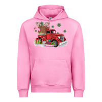 Fuchsia Pink christmas truck Urban Hoodie - MaliasSmallBusiness