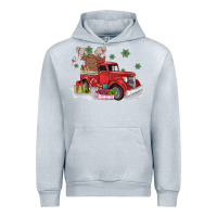 Heather Grey christmas truck Urban Hoodie - MaliasSmallBusiness