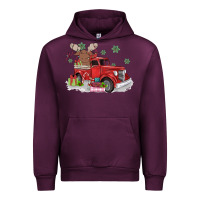 Mauve Wine christmas truck Urban Hoodie - MaliasSmallBusiness