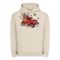 Pigment French Oak christmas truck Urban Hoodie - MaliasSmallBusiness