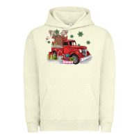Pigment Pistachio christmas truck Urban Hoodie - MaliasSmallBusiness