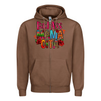 Chestnut bad ass mama cita Zipper Hoodie - CTS Tumbler Store