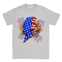 Moon Dust American lightning bolt Classic Tee - Zillion Design Studio