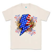 Natural American lightning bolt Classic Tee - Zillion Design Studio