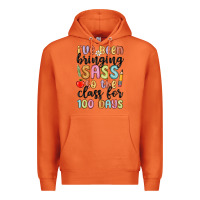 Carrot i ve been bringing sass to the class for 100 days Premium Hoodie - MaliasSmallBusiness