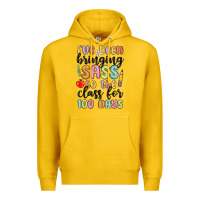 Lemon i ve been bringing sass to the class for 100 days Premium Hoodie - MaliasSmallBusiness