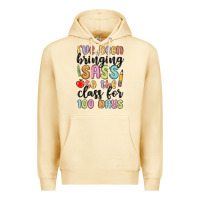 Pina Colada i ve been bringing sass to the class for 100 days Premium Hoodie - MaliasSmallBusiness