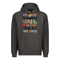 Smoke i ve been bringing sass to the class for 100 days Premium Hoodie - MaliasSmallBusiness