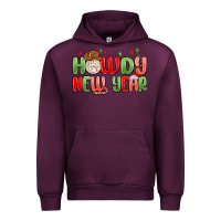 Mauve Wine howdy new year Urban Hoodie - MaliasSmallBusiness