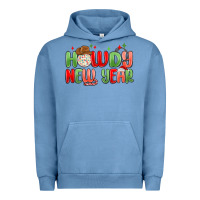 Pigment Pebble Blue howdy new year Urban Hoodie - MaliasSmallBusiness