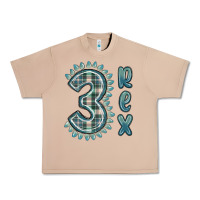 Burro 3 rex green dinosaur Urban Heavy Tee - MaliasSmallBusiness