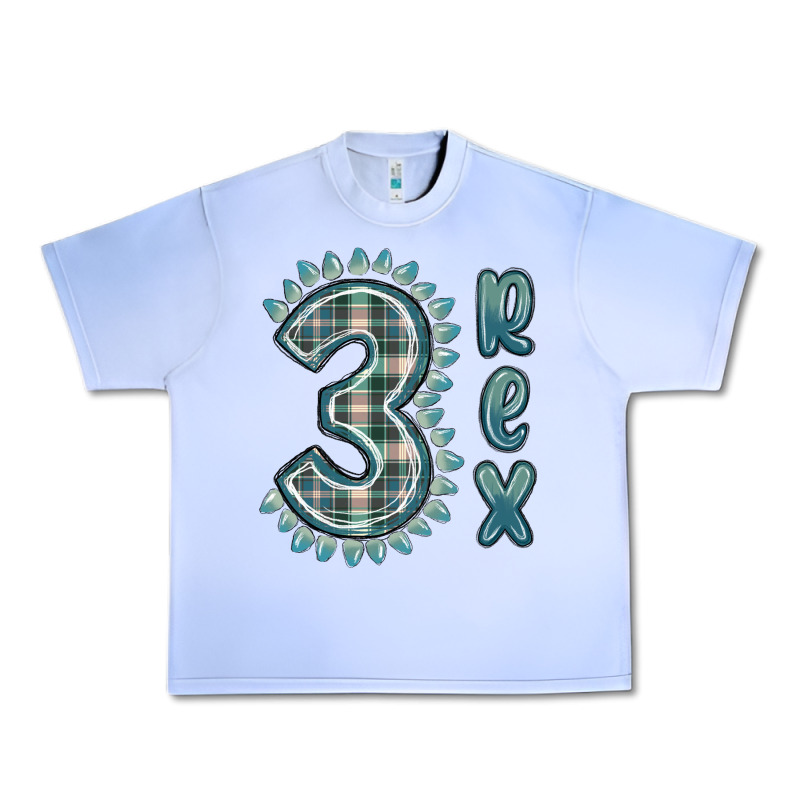 3 Rex Green Dinosaur Urban Heavy Tee by MaliasSmallBusiness | Teevron