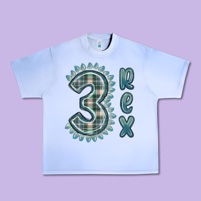 Urban Heavy Tee 3 rex green dinosaur