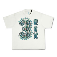Pistachio 3 rex green dinosaur Urban Heavy Tee - MaliasSmallBusiness