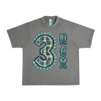 Tornado 3 rex green dinosaur Urban Heavy Tee - MaliasSmallBusiness