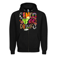 Black cinco de drinko Zipper Hoodie - CTS Tumbler Store