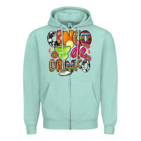 Seafoam cinco de drinko Zipper Hoodie - CTS Tumbler Store