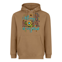 Toasted Coconut all my hope is in jesus Heavyweight Hoodie - JahusDesignShop