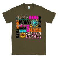 Army Green mama gemstone sunflower Classic Tee - texasbilliewilder