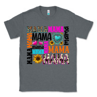 Charcoal Heather mama gemstone sunflower Classic Tee - texasbilliewilder