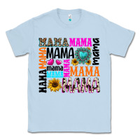 Dusty Blue mama gemstone sunflower Classic Tee - texasbilliewilder