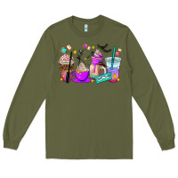 Army Green lash hustler coffee cups Long Sleeve Tee - AdoDesignShop