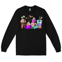Black lash hustler coffee cups Long Sleeve Tee - AdoDesignShop