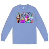 Colony Blue lash hustler coffee cups Long Sleeve Tee - AdoDesignShop