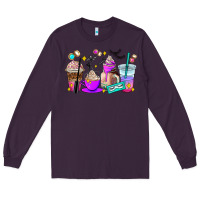 Plum lash hustler coffee cups Long Sleeve Tee - AdoDesignShop