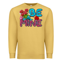 Antique Gold be mine valentine Premium Sweatshirt - AdoDesignShop